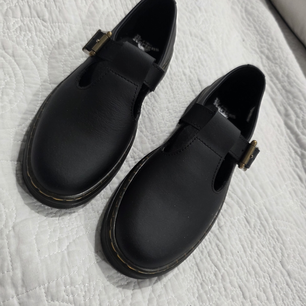 Dr. Martens Black Leather Loafers